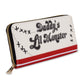 Suicide Squad Harley Quinn Zip Around Purse - GeekCore