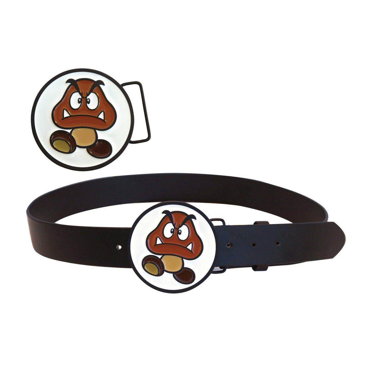 Super Mario Belt with Goomba Buckle - GeekCore