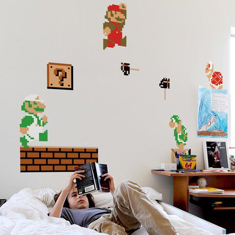 Super Mario Bros. Re - Stik Wall Decals - GeekCore