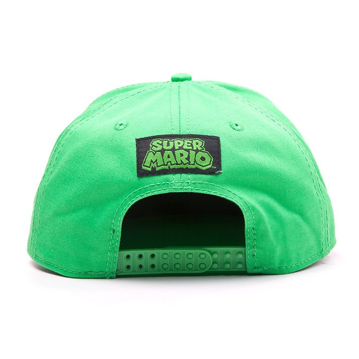 Super Mario - Luigi Green Snapback Cap - GeekCore