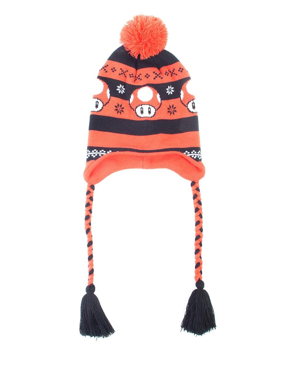 Super Mario Mushroom Sherpa Beanie - GeekCore