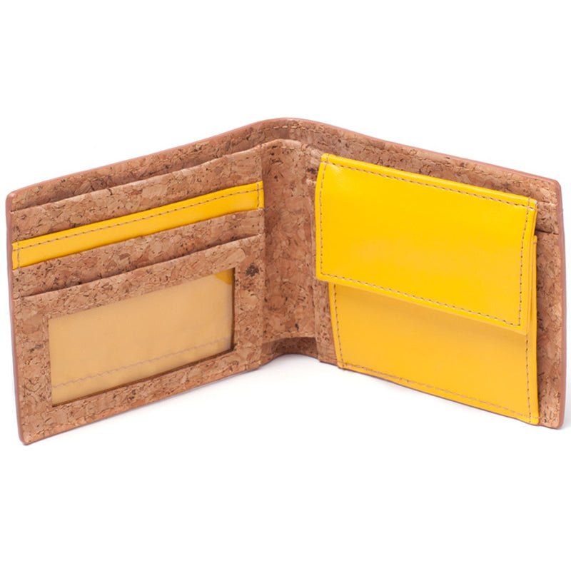 Super Mario Question Block Bi - Fold Cork Wallet - GeekCore