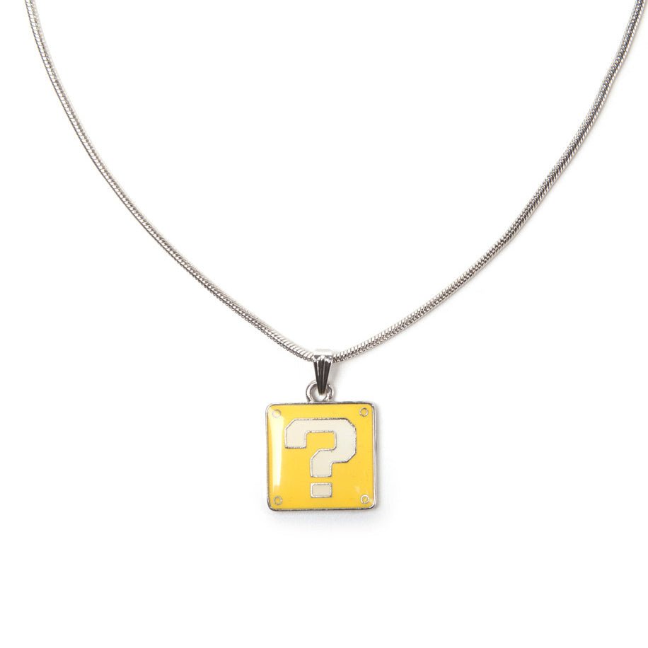 Super Mario Question Block Necklace - GeekCore