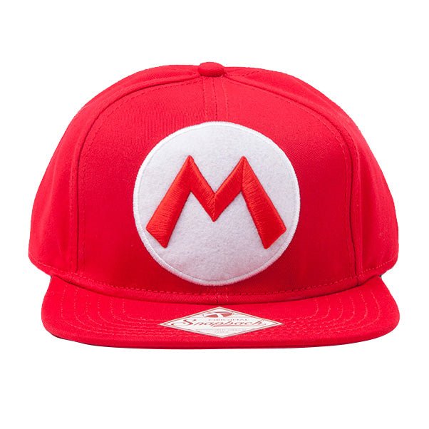 Super Mario Red Snapback Cap - GeekCore