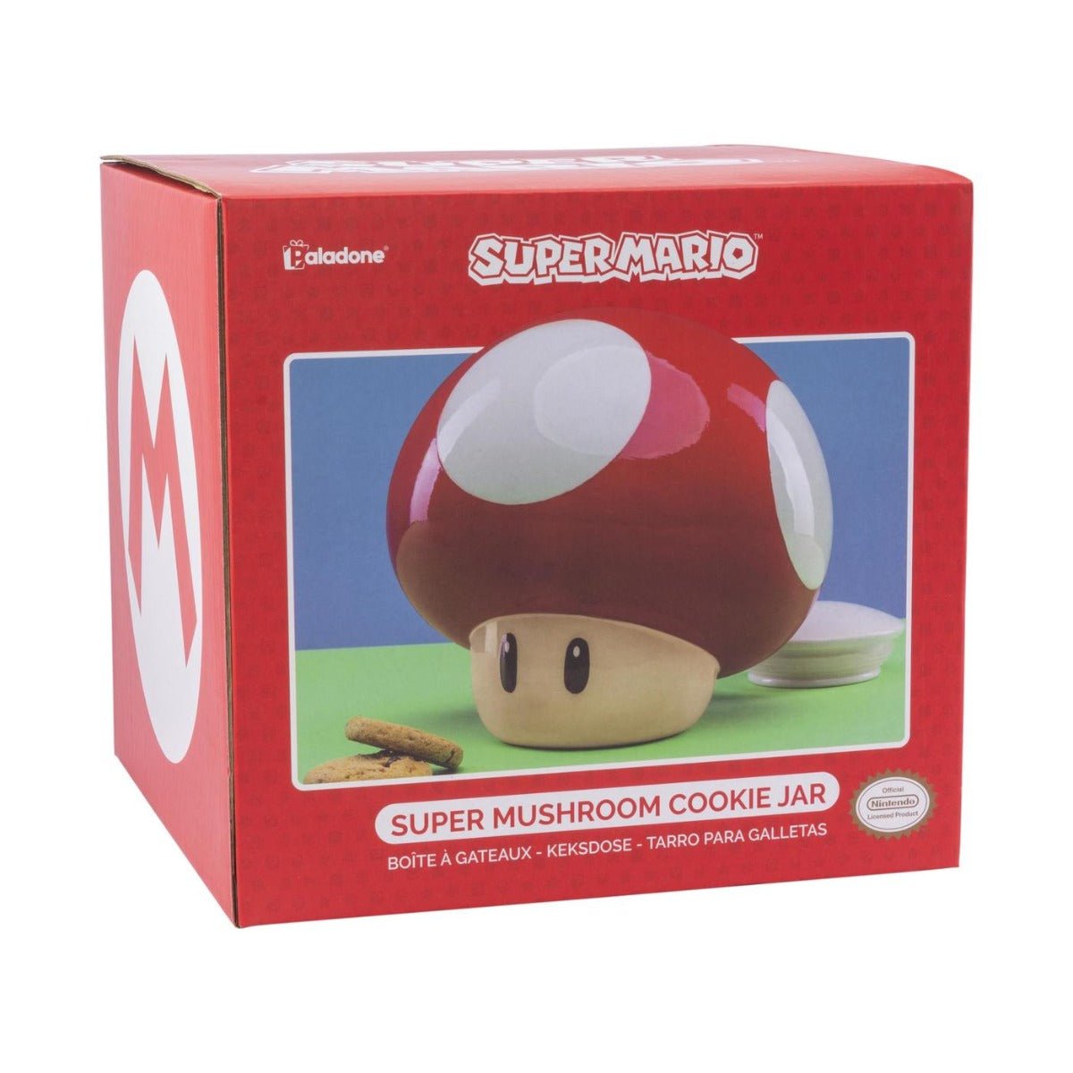 Super Mario Super Mushroom Cookie Jar - GeekCore