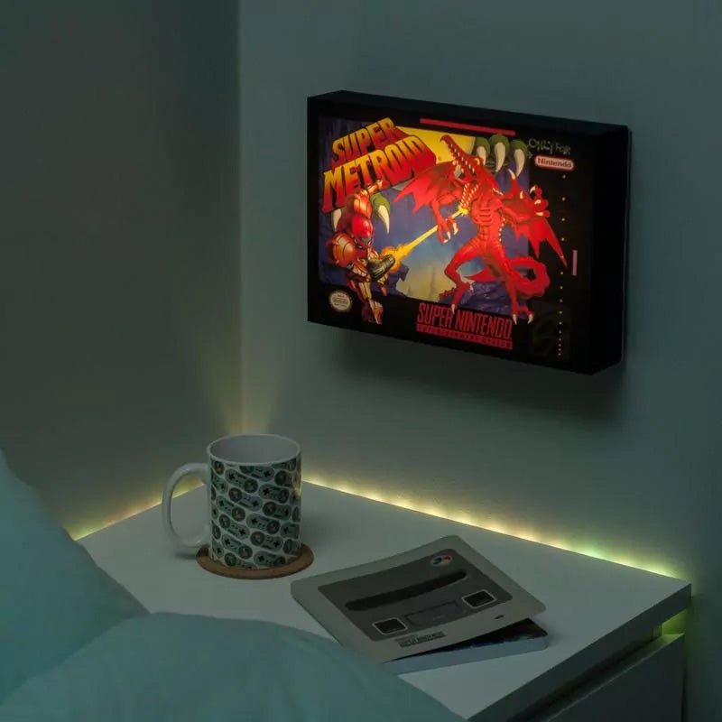 Super Metroid Illuminating Canvas - GeekCore