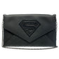 Supergirl Stealth Black Crossbody Clutch Bag - GeekCore