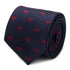 Superman Navy with Red Dot Silk Tie - GeekCore