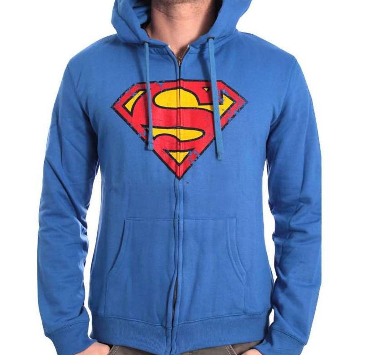 Superman Zip - Up Hoodie - GeekCore