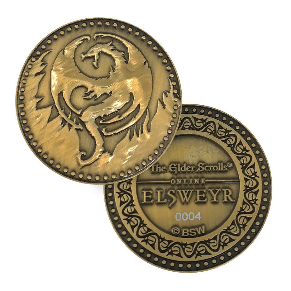 The Elder Scrolls: Elsweyr Limited Edition Collectors Coin - GeekCore
