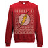 The Flash Fairisle Christmas Jumper - X - Large - GeekCore