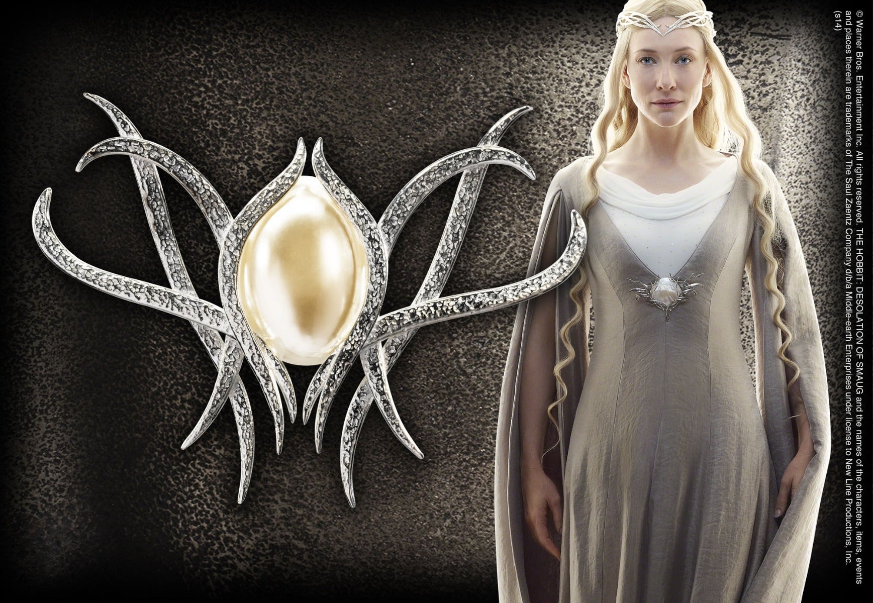 The Hobbit Galadriel's Brooch - GeekCore