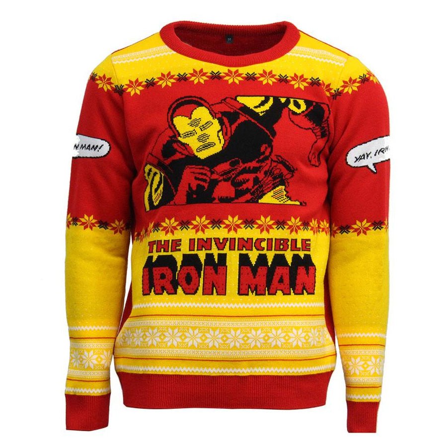 The Invincible Iron Man Christmas Jumper - GeekCore
