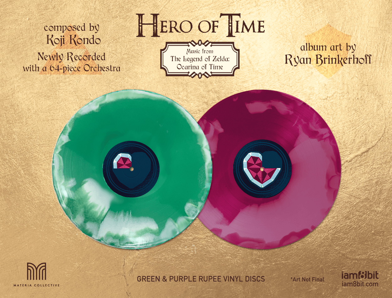 The Legend of Zelda: Hero of Time Double Vinyl LP - GeekCore