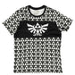 The Legend of Zelda Triforce Checker Men's T - shirt - GeekCore