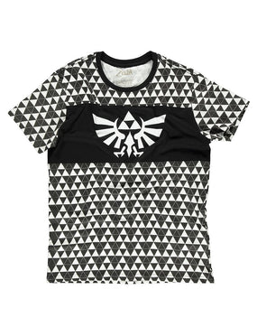 The Legend of Zelda Triforce Checker Men's T - shirt - GeekCore