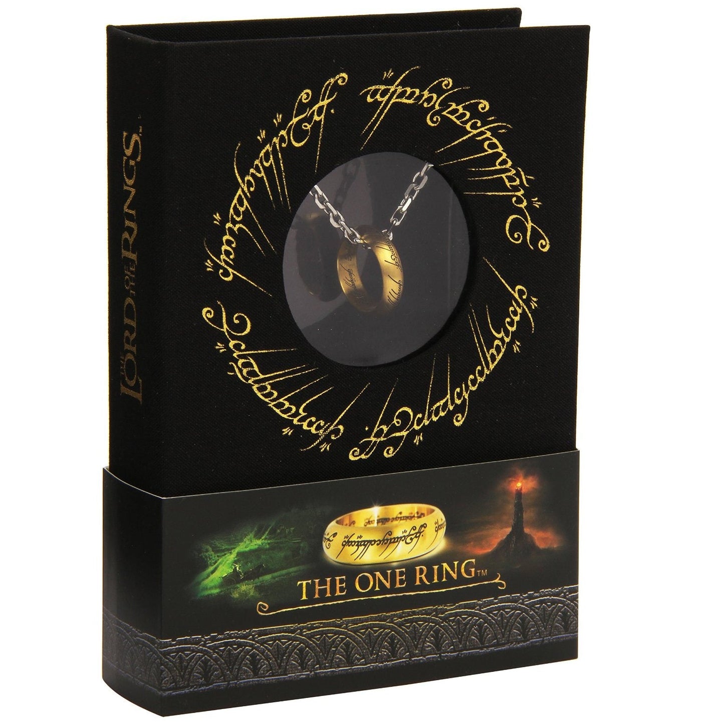 The Lord of the Rings One Ring and Chain (Stainless Steel) - GeekCore