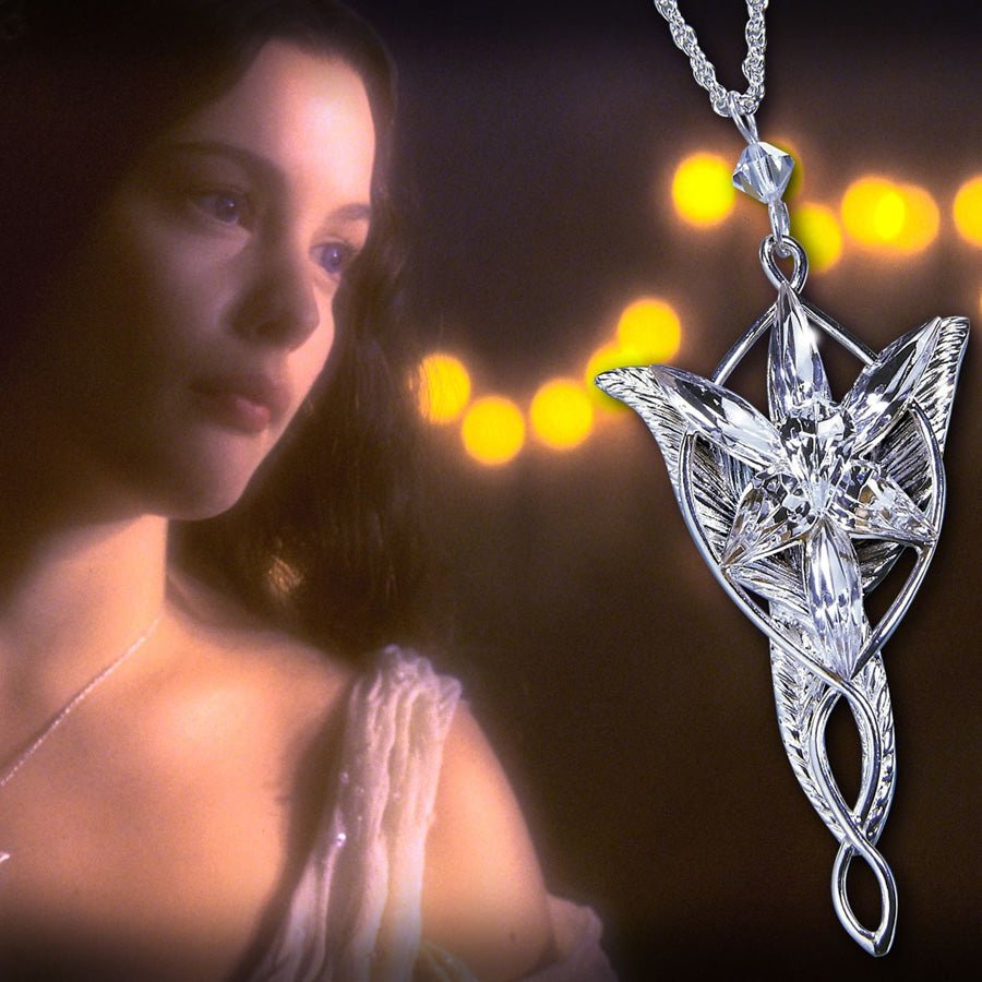 The Lord of the Rings Sterling Silver Evenstar Pendant - GeekCore