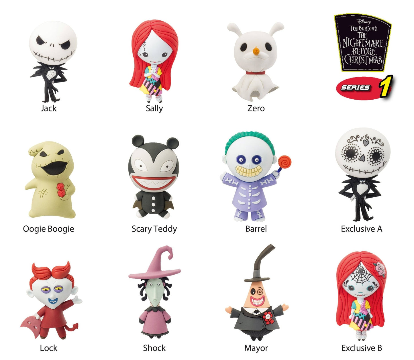 The Nightmare Before Chistmas Series 1 Blind Bag Mystery Bag Clip - GeekCore