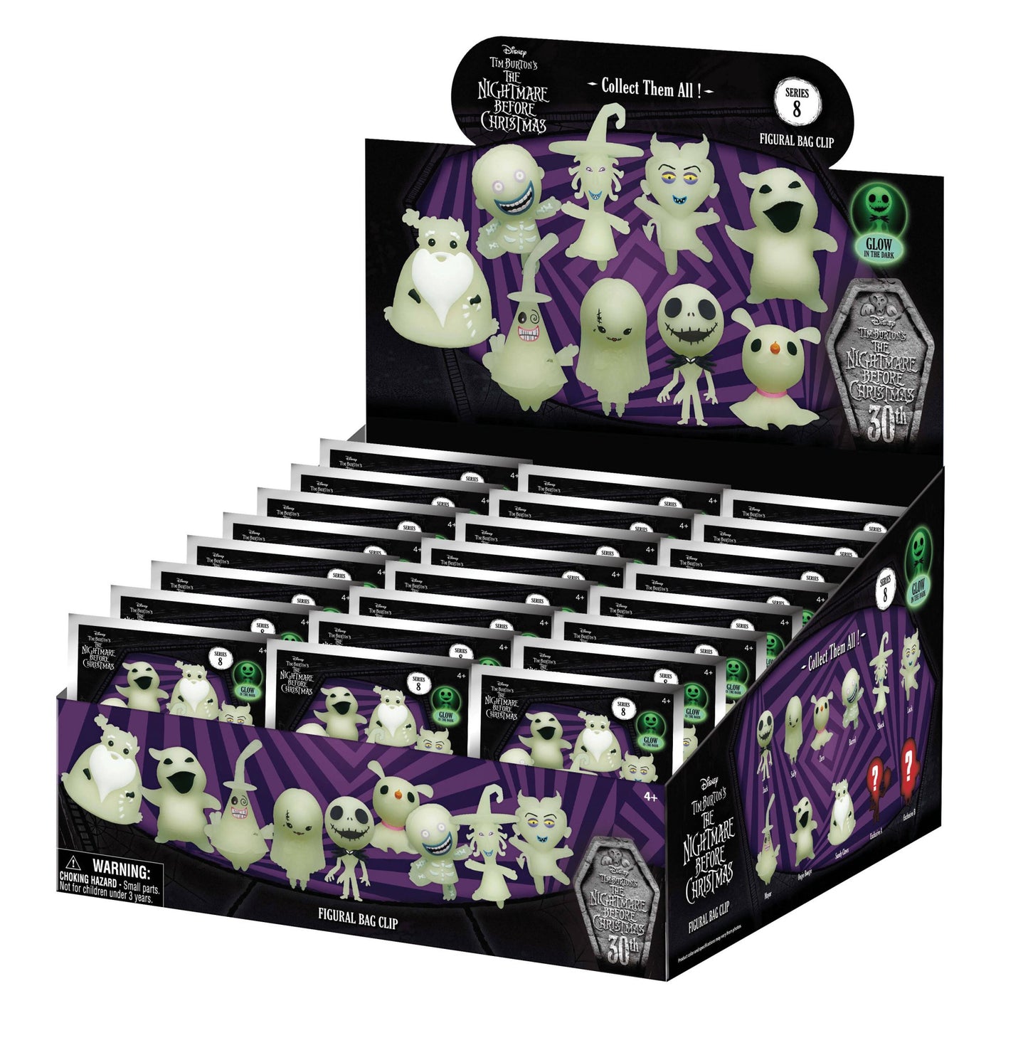 The Nightmare Before Chistmas Series 8 Blind Bag Mystery Bag Clip - GeekCore