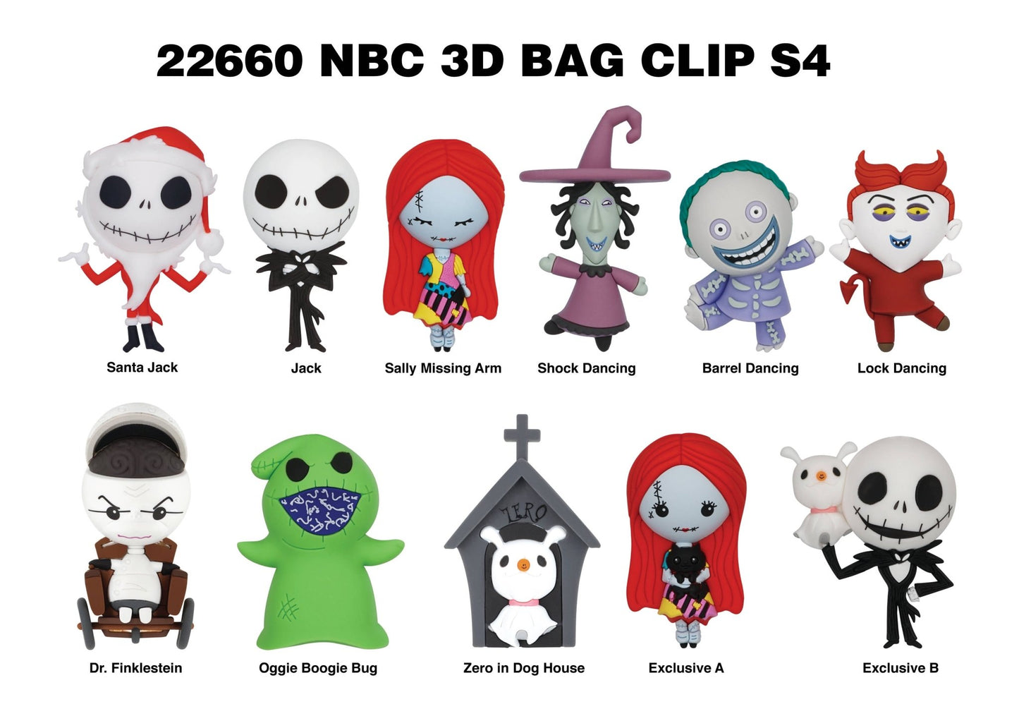The Nightmare Before Christmas Series 4 Blind Bag Mystery Bag Clip - GeekCore
