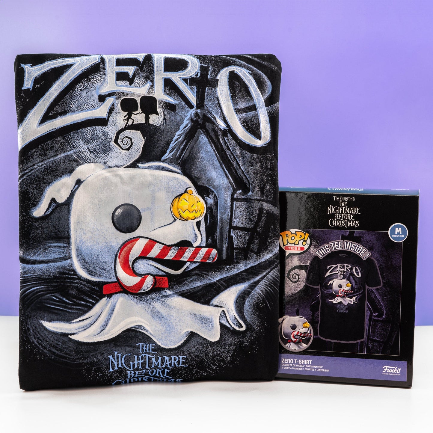 The Nightmare Before Christmas - Zero Funko Boxed Tee - GeekCore