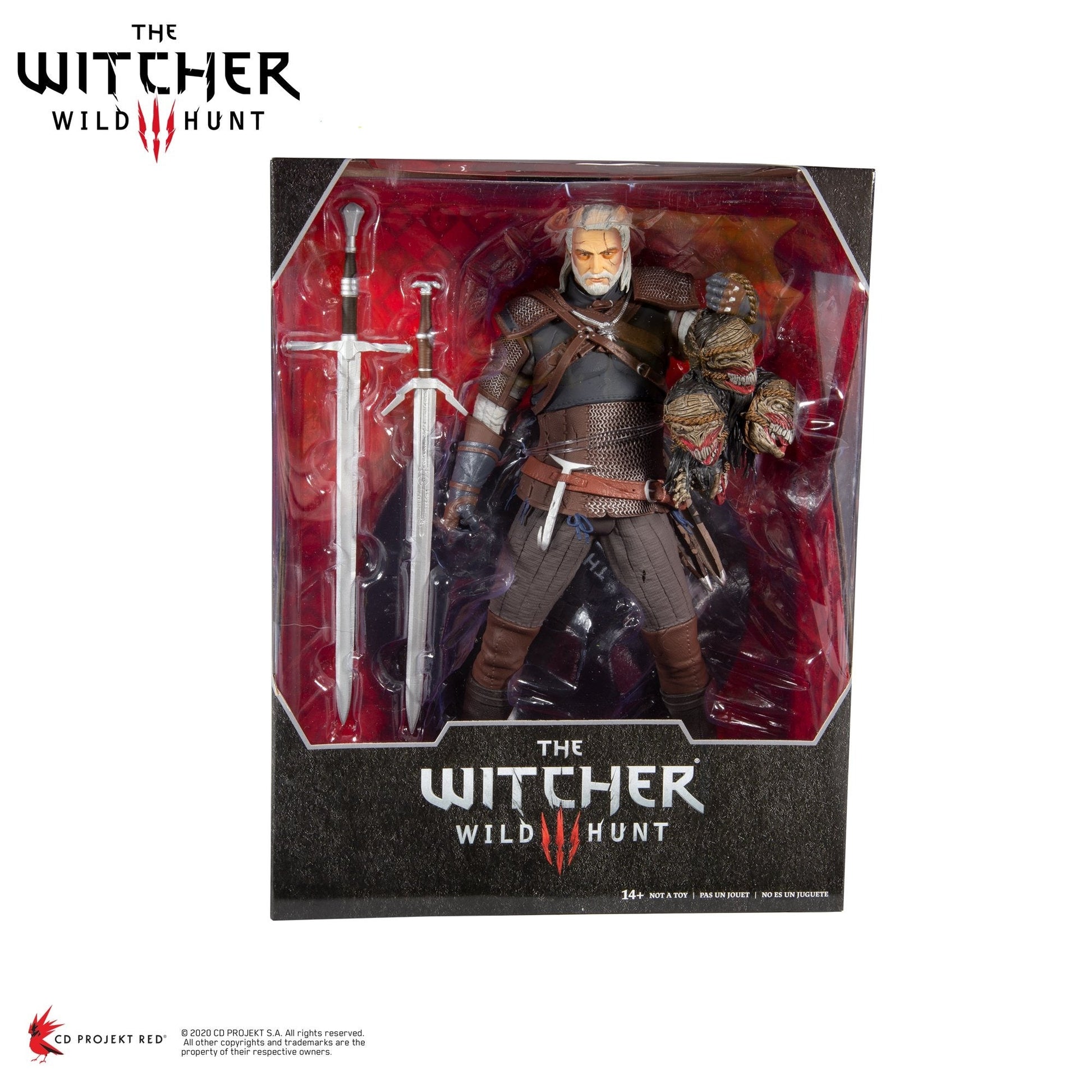 The Witcher Geralt of Rivia 12" Action Figure - GeekCore