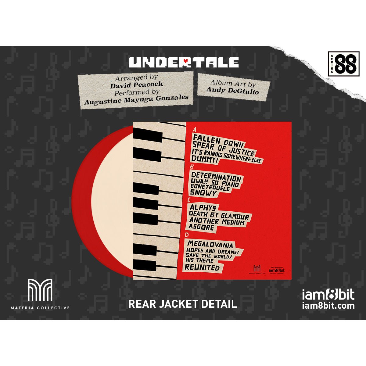 Undertale on Piano Vinyl Soundtrack (Double LP) - GeekCore