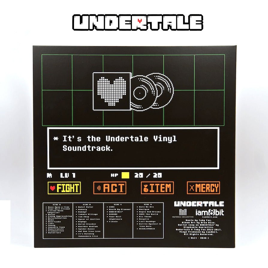 Undertale Vinyl Soundtrack (Double LP) – GeekCore
