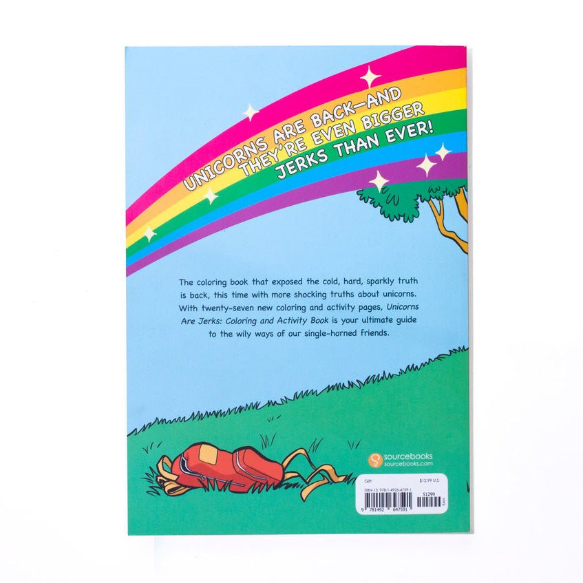 Unicorns Are Jerks Activity And Colouring Book - GeekCore