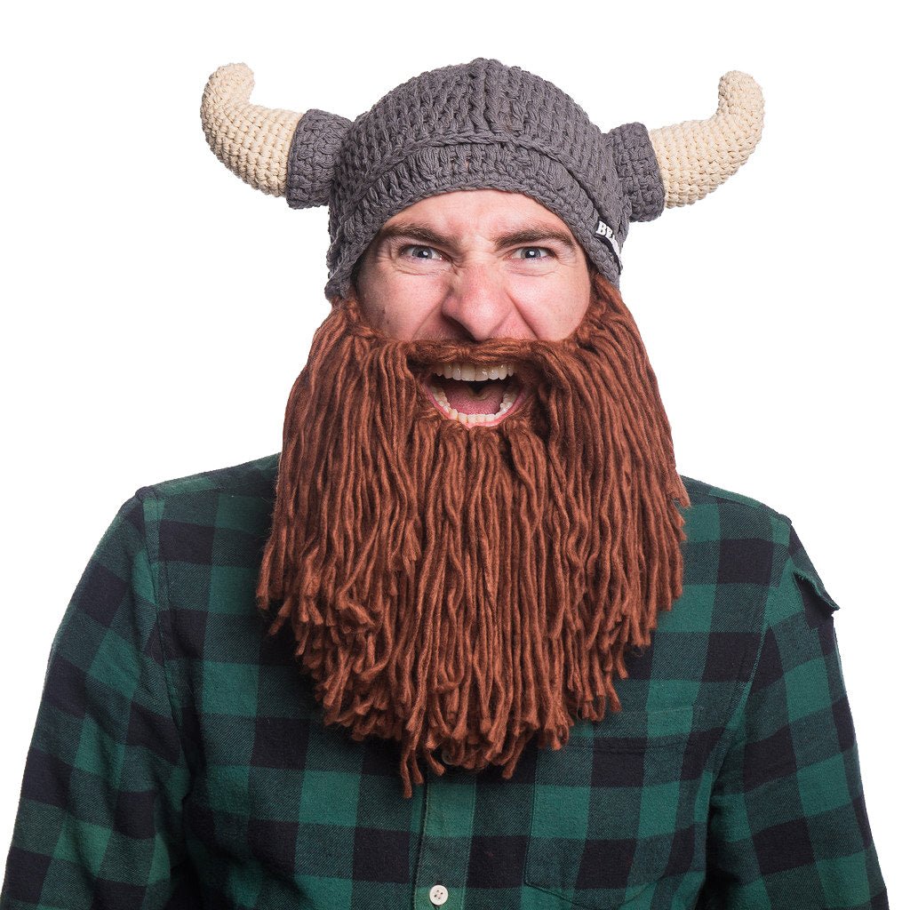 Viking Horn Bearded Hat - GeekCore