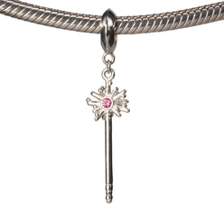 Wicked: For Good Glinda's Wand Sterling Silver Slider Charm - GeekCore