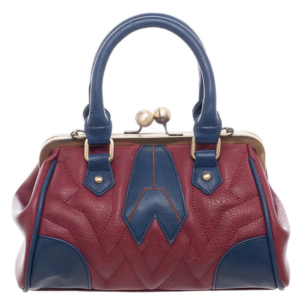 Wonder Woman Kiss - lock Handbag - GeekCore