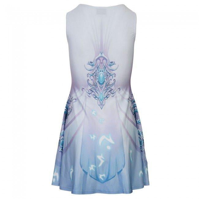 tyrande skater dress Distressed Transgender Skater Dress - Trans Pride Flag Colors Grunge Swirls Vintage Skater Dress - MTF FTM Pink White Blue Skater Dress