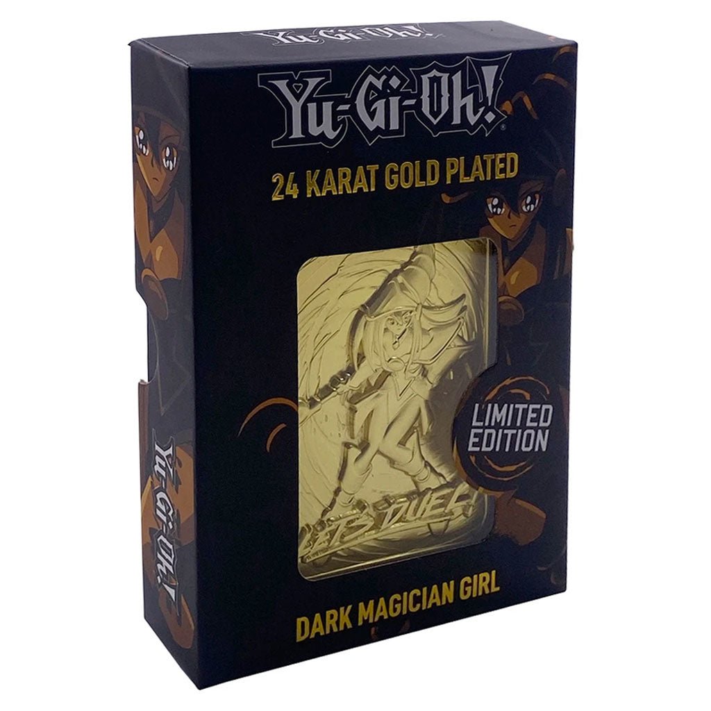 Yu - Gi - Oh! Dark Magician Girl Limited Edition 24k Gold Card - GeekCore