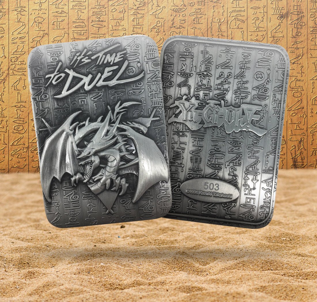 Yu - Gi - Oh! Limited Edition God Monster Metal Card - Slifer the Sky Dragon - GeekCore