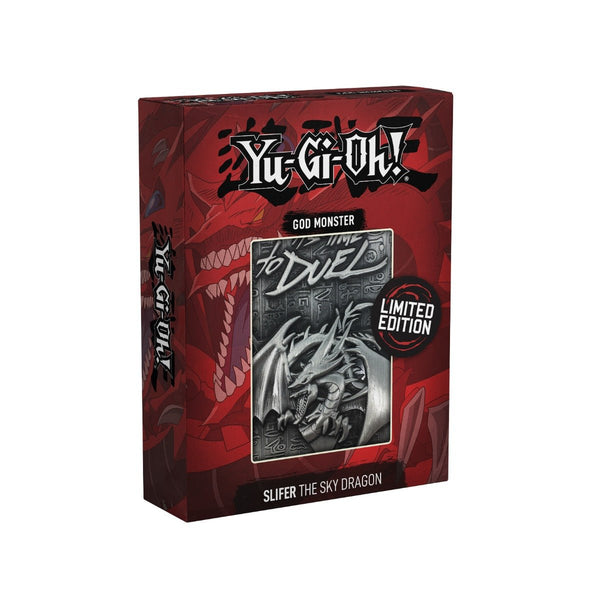 Yu-Gi-Oh! Limited Edition God Monster Metal Card - Slifer the Sky Drag GeekCore Yu-Gi-Oh! Limited Edition God Monster Metal Card - Slifer the Sky Drag GeekCore