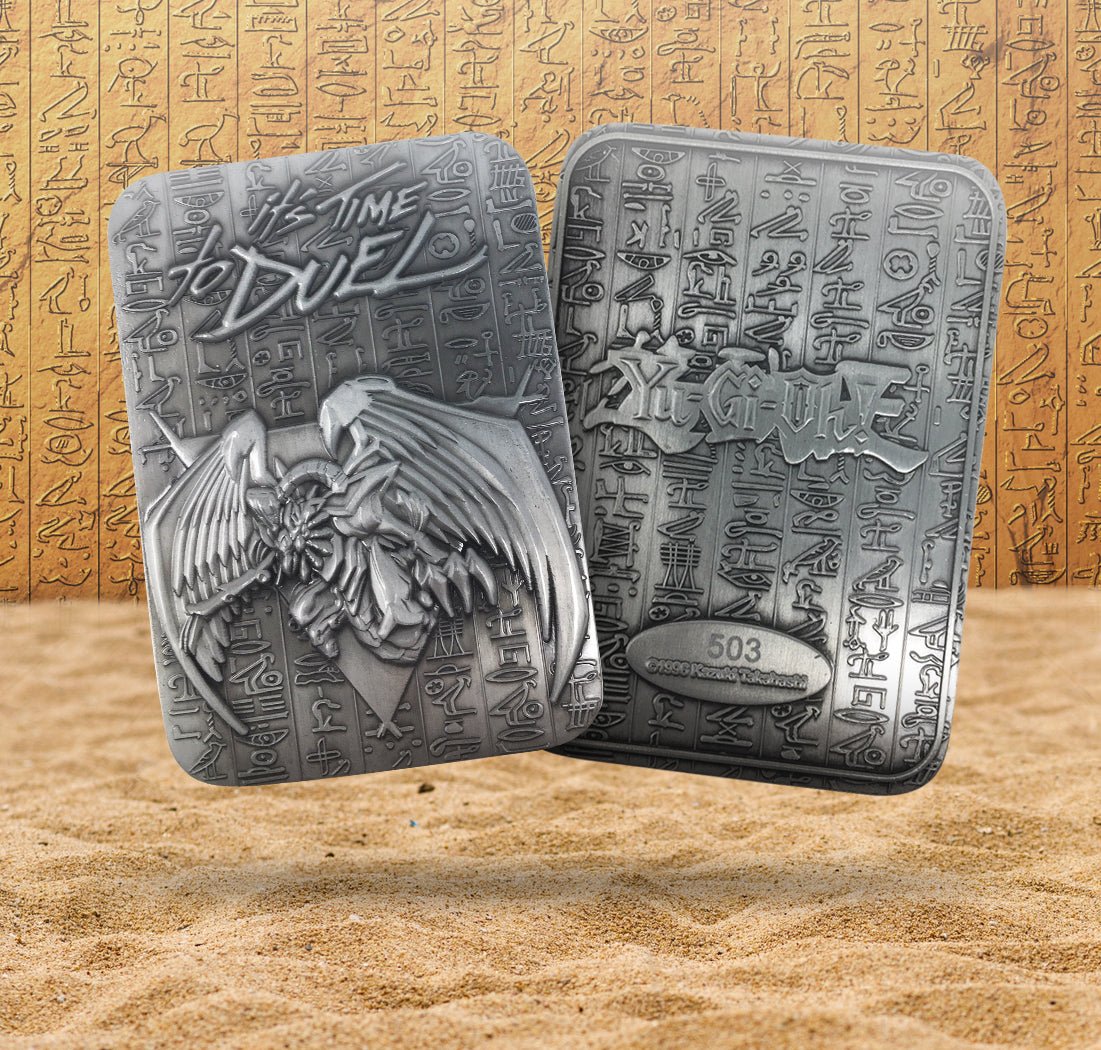 Yu - Gi - Oh! Limited Edition God Monster Metal Card - The Winged Dragon of Ra - GeekCore