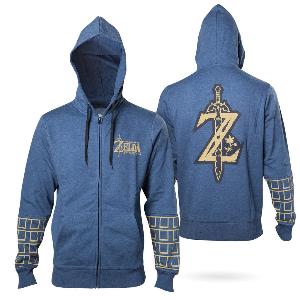 Hot Topic Legend Of Zelda Breath Of The Wild Hoodie Zipper Zelda