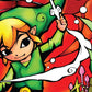 Zelda Stained Glass Wall Decal (Silver) - GeekCore