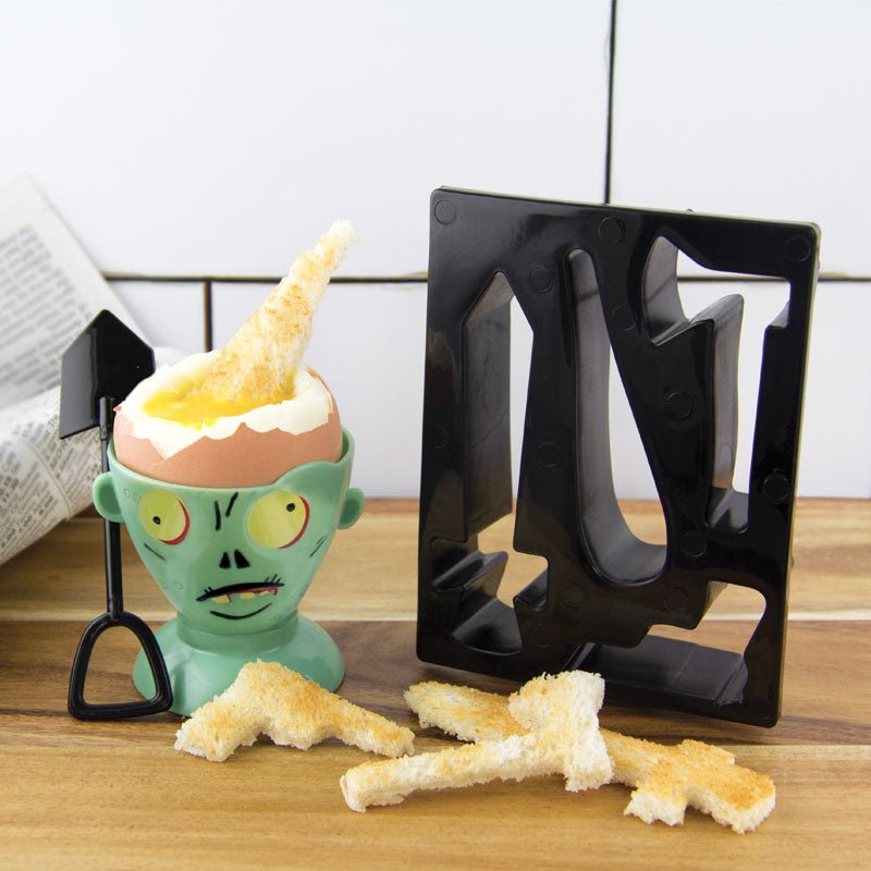 Zombie Egg Cup & Toast Cutter Set - GeekCore
