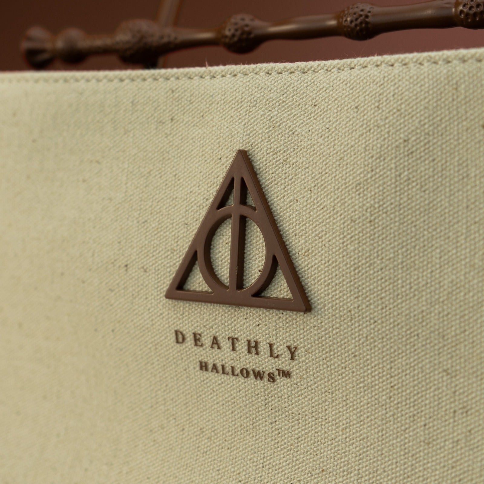 Loungefly x Harry Potter Cream Canvas Elder Wand Crossbody Handbag