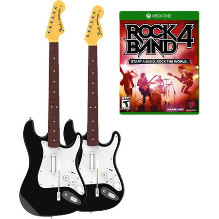Rock Band 4 Twin Guitar and Game Bundle - Xbox One