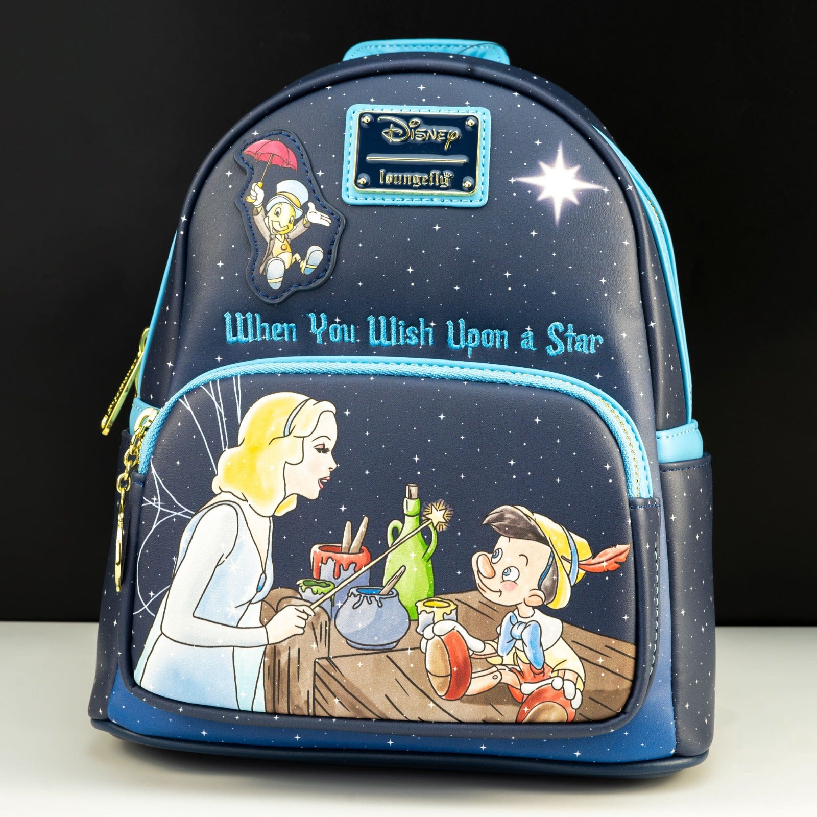 Loungefly x Disney Pinocchio Wish Upon a Star Mini Backpack