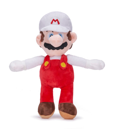 Super Mario Fire Mario 36cm Large Plush Toy
