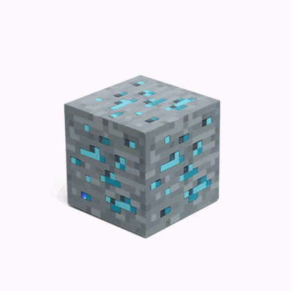Minecraft Diamond Ore Light