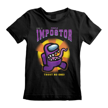 Among Us Purple Impostor Unisex Kids T-Shirt