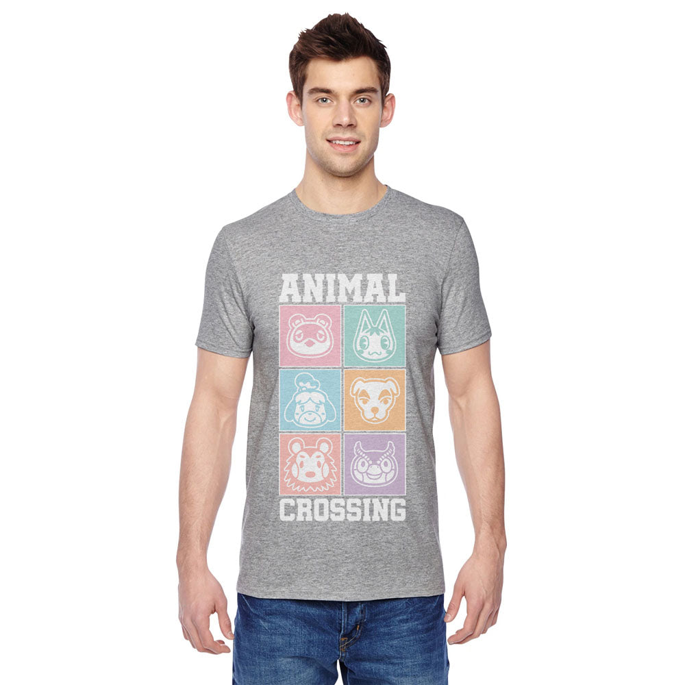 Nintendo Animal Crossing Pastel Square T-Shirt