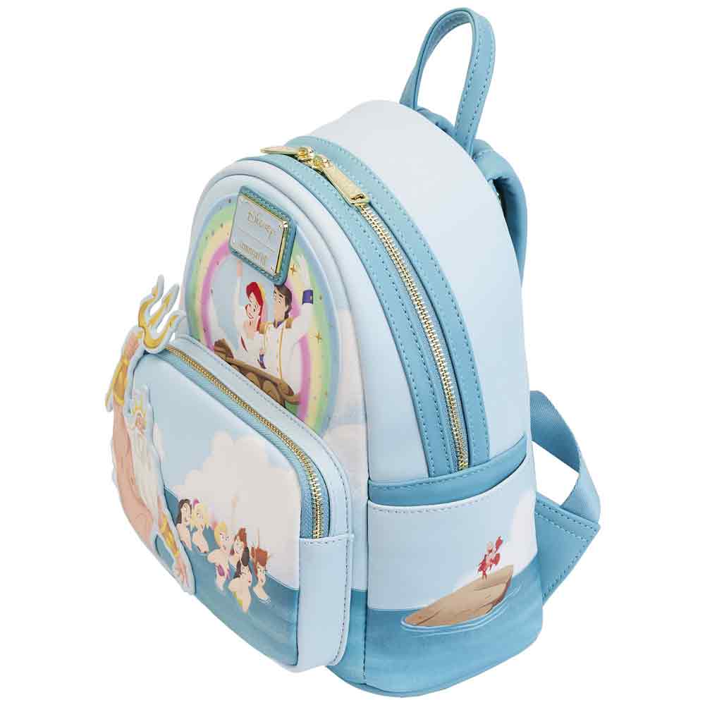 Loungefly x Disney The Little Mermaid Triton's Gift Mini Backpack