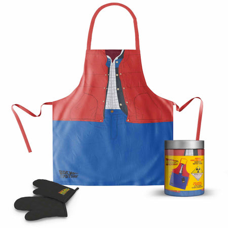 Back to the Future Marty McFly Apron and Oven Mitt Set